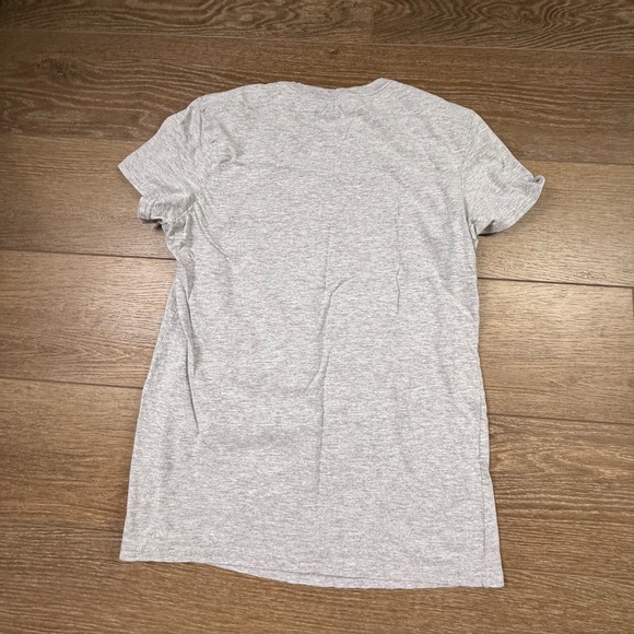 Adidas Women's Gray Cotton Logo T-Shirt Sz L Teal, Short Sleeve, Athletic, Light - Picture 8 of 8